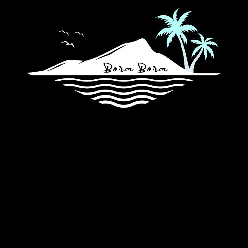 Île de Bora Bora Dream Beach Palmiers Mer Souvenir
