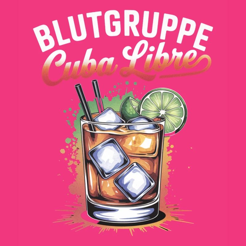 Blood Type Cuba Libre Cocktail Bartender