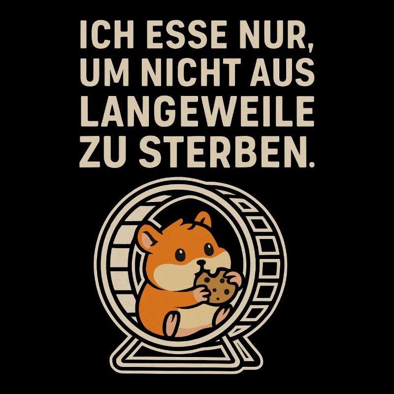 Ich esse nur aus Langeweile