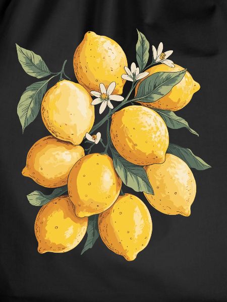 Lemons Illustration Lifelike