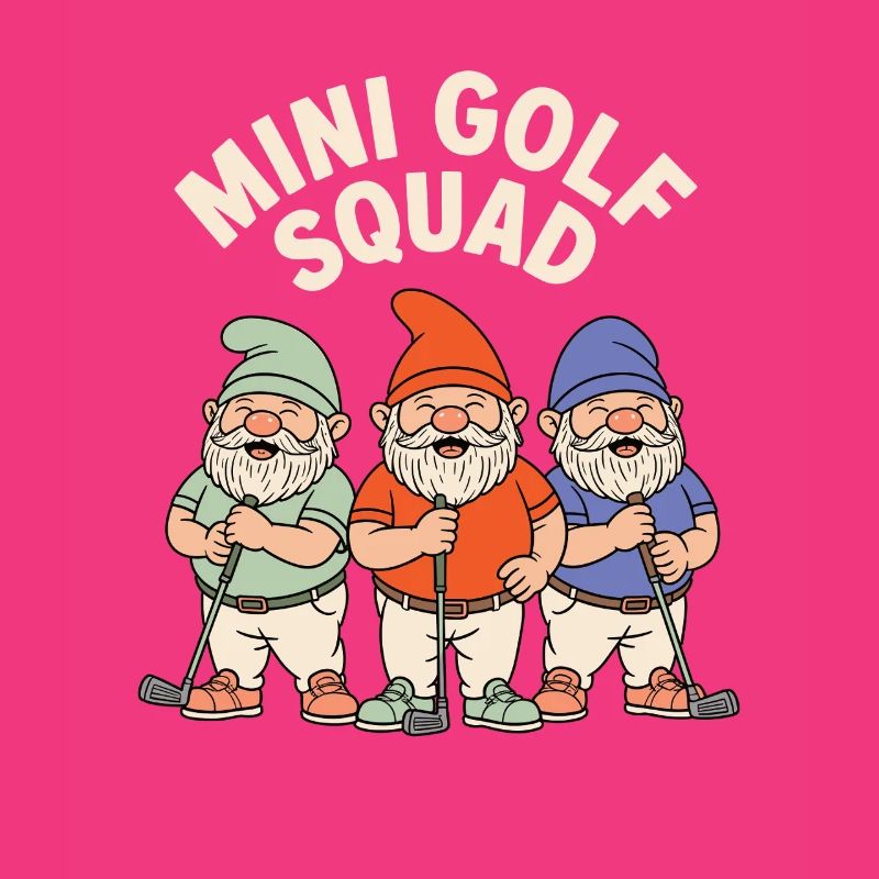 Minigolf Crew – 3 Dwarfs in Action