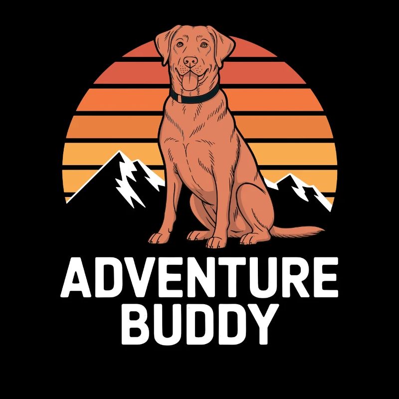 Labrador Adventure Buddy – Sunset Style