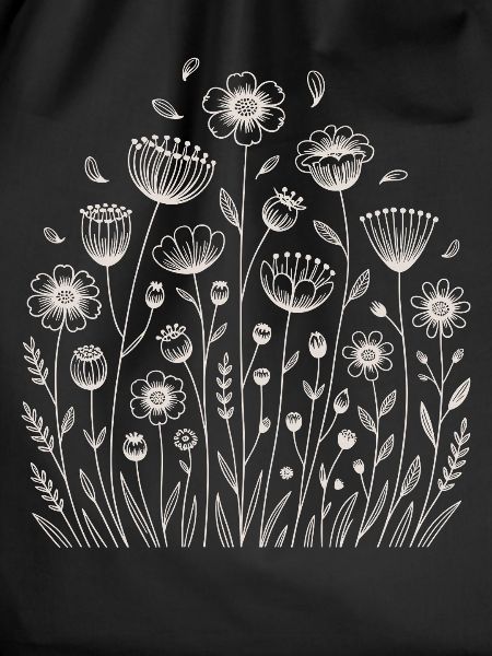 Playful floral pattern