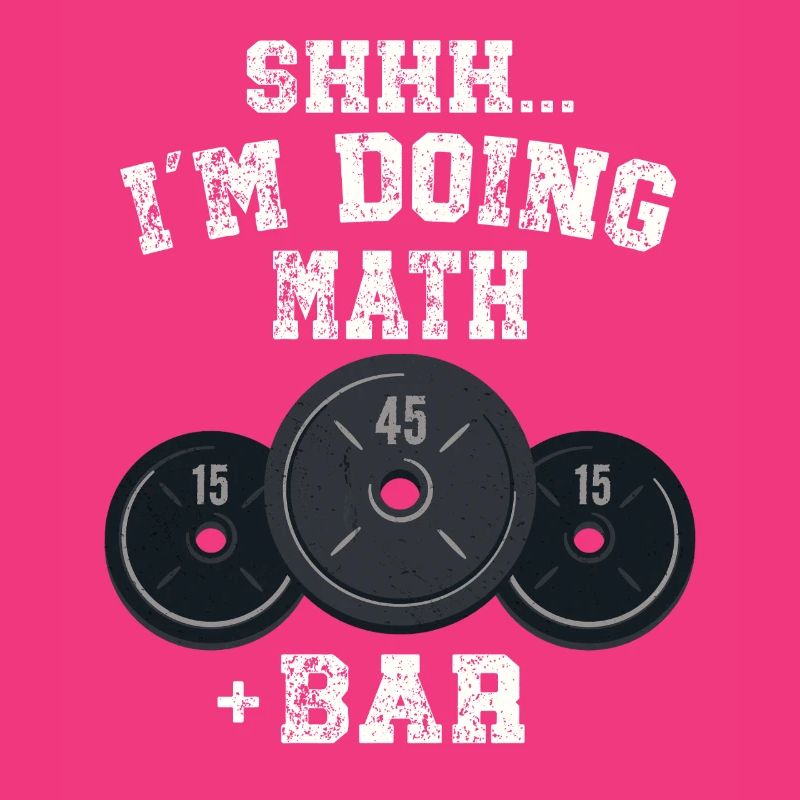 Shhh I'm Doing Math Weight Bar Lifting Workout 