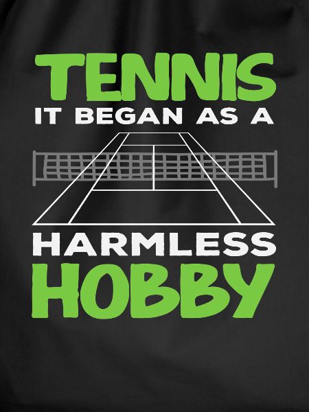 Tennis Player Harmless Hobby Fun