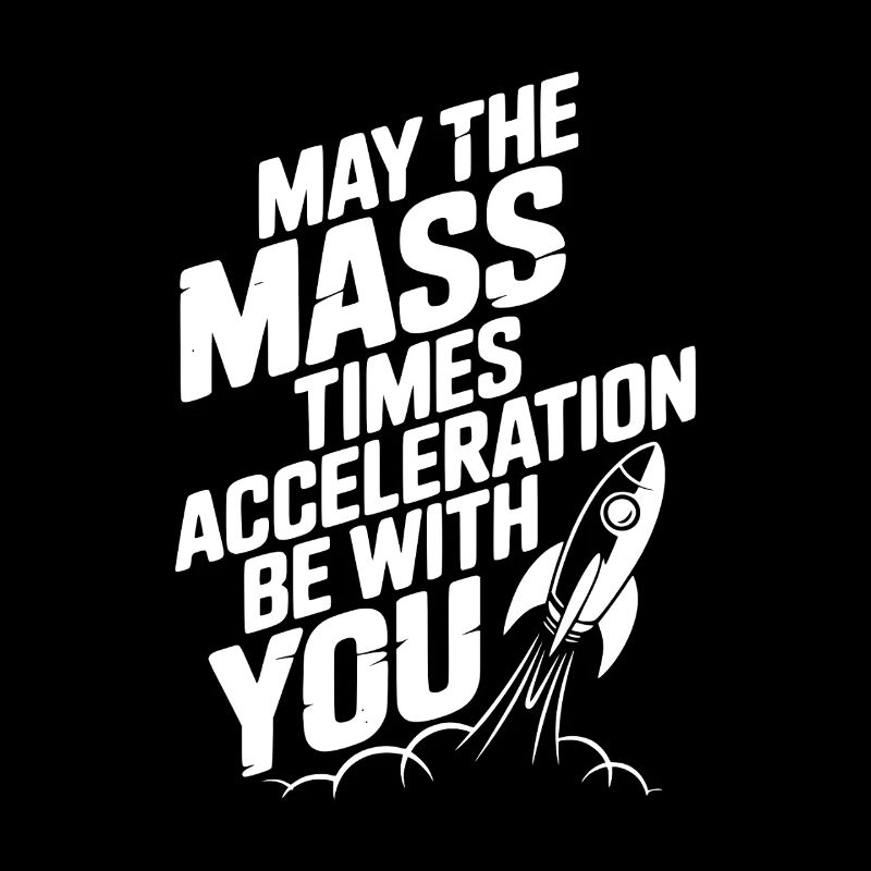 May The Mass Times Acceleration Be With You