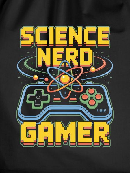 Science Nerd Gamer Atom Controller Wissenschaft