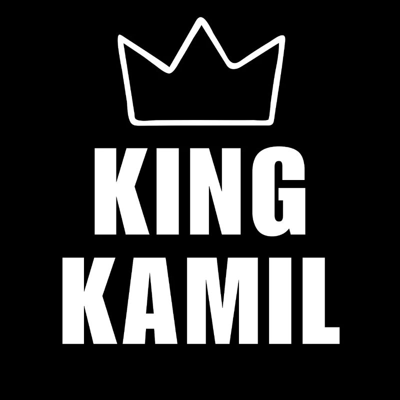 Kamil Name mit Buchstabe K - King Crown Hemd