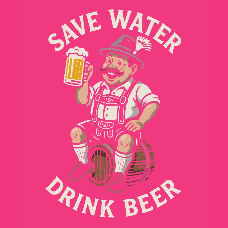 Save water drink beer - Biertrinker - Spruch