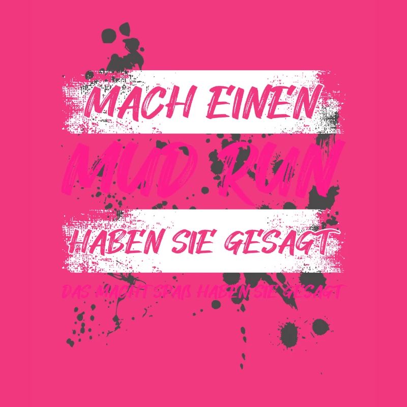 Mach einen Mud run Schlammlauf Mud Run Muddy Race