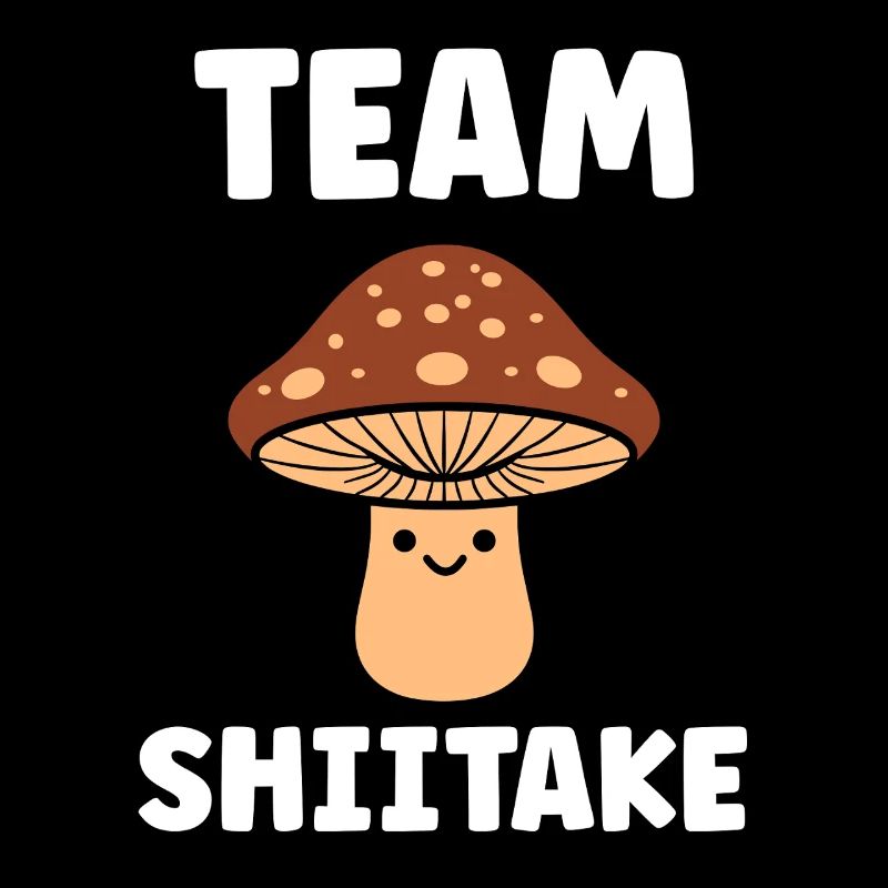 Team Shiitake Mushroom Graphic