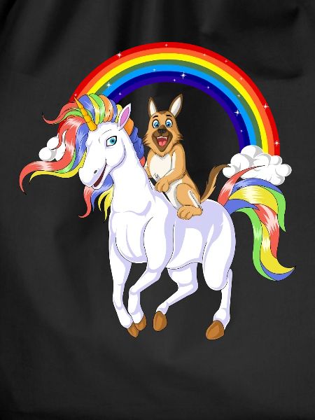 Deutscher Schäferhund Einhorn