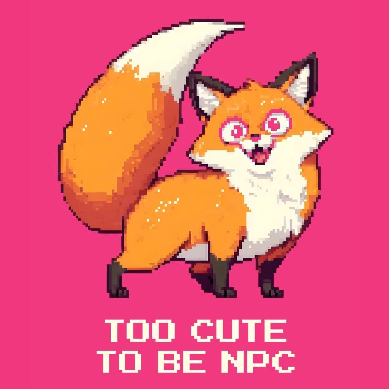 Derpy Fox with Main Character Energy