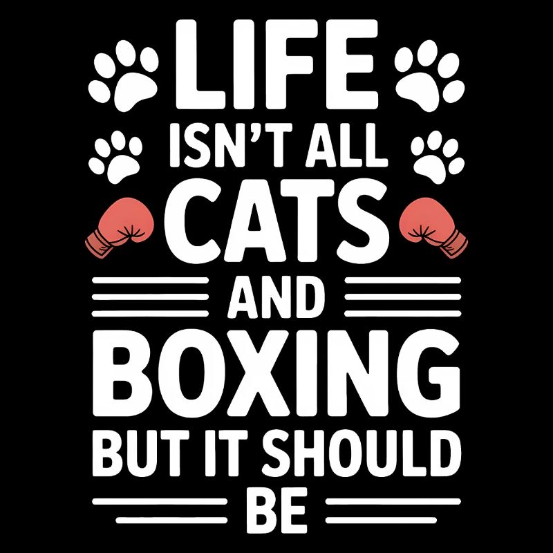 Boxen Spruch Katzen Boxer Lustiges Boxen Geschenk