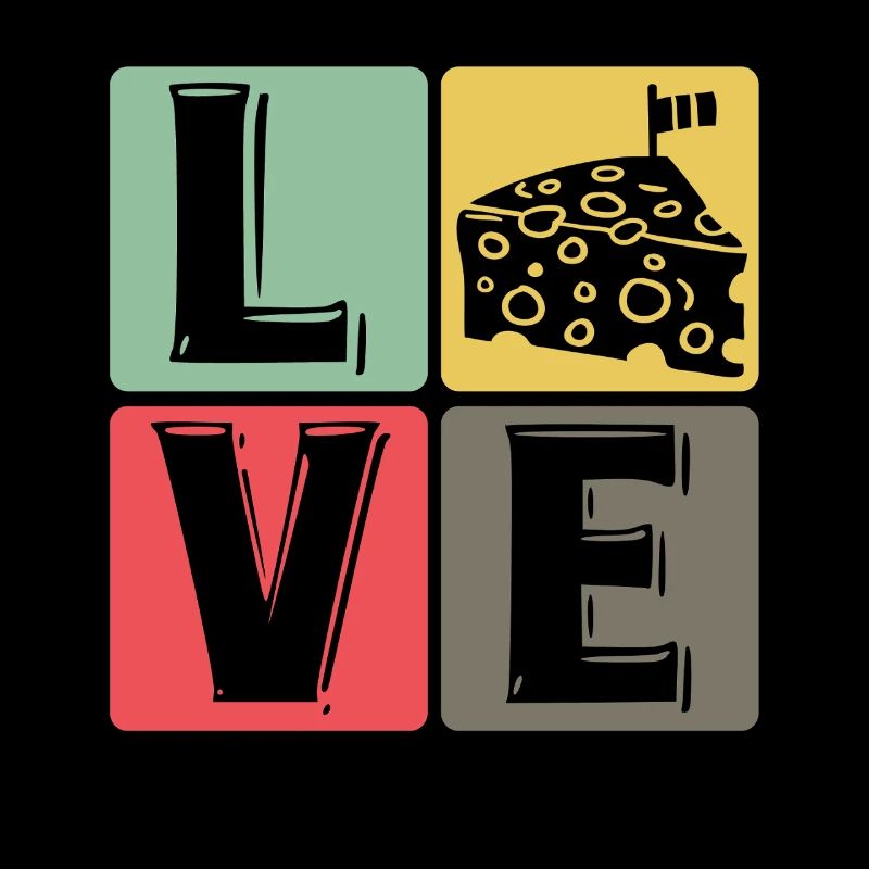 CheeseLove Pop Art Square