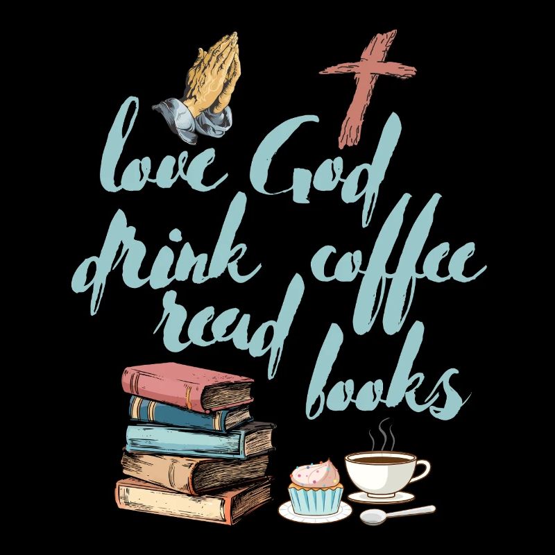 Liebe Gott Trinken Kaffee Lesen Bücher
