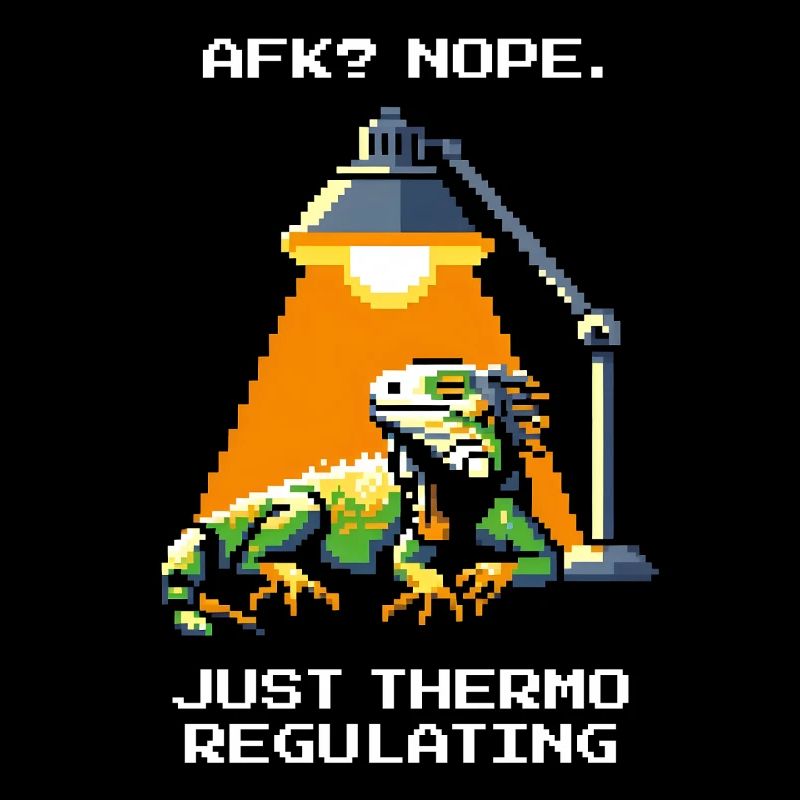 AFK? No. Thermoregulate only | Iguana