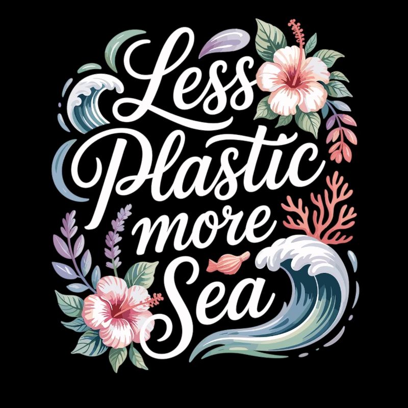 Less Plastic More Sea – Environmental Design Flowers