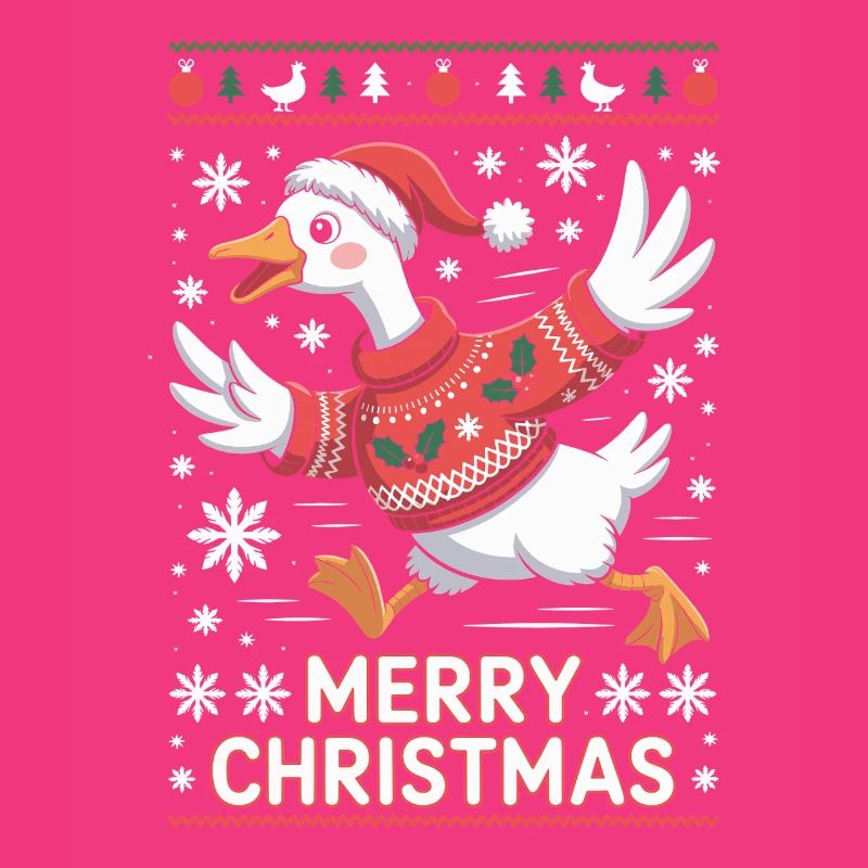 Weihnachtsgans im Pullover