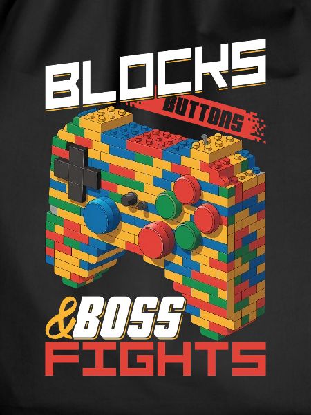 Building Blocks Gamer Gaming Brick Builder
