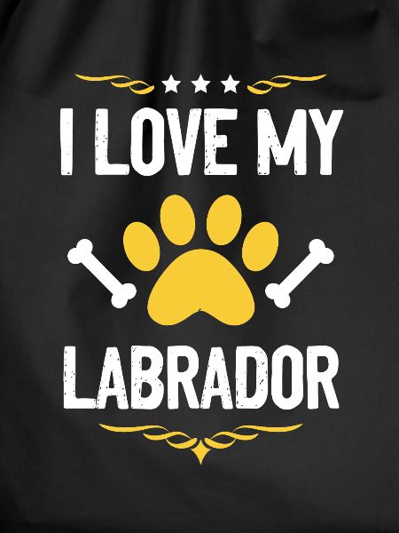 I love Labrador paw