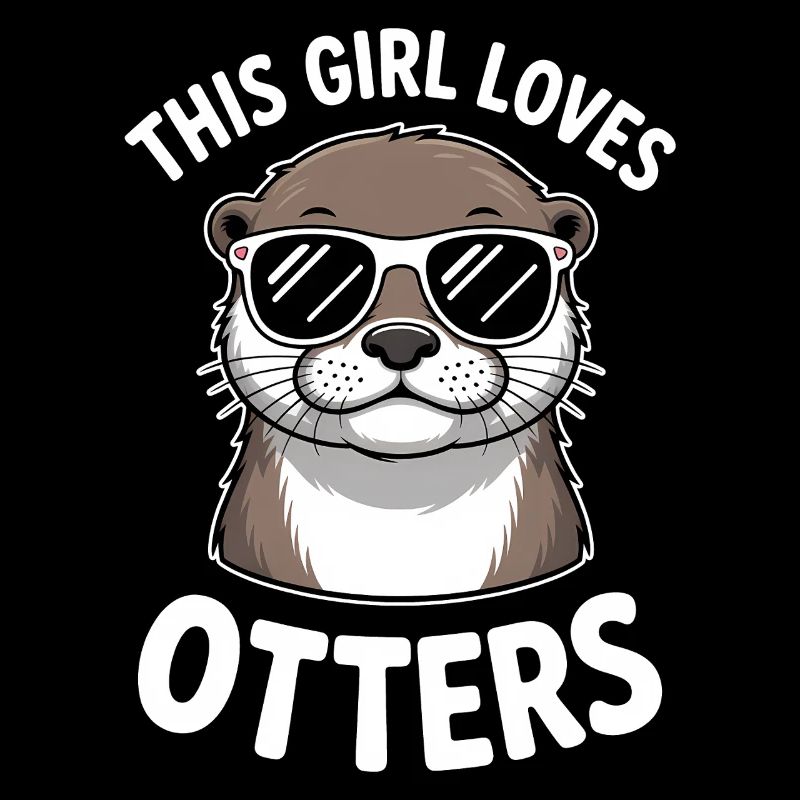 Otter Spruch Mädchen Lustiges Otter Geschenk