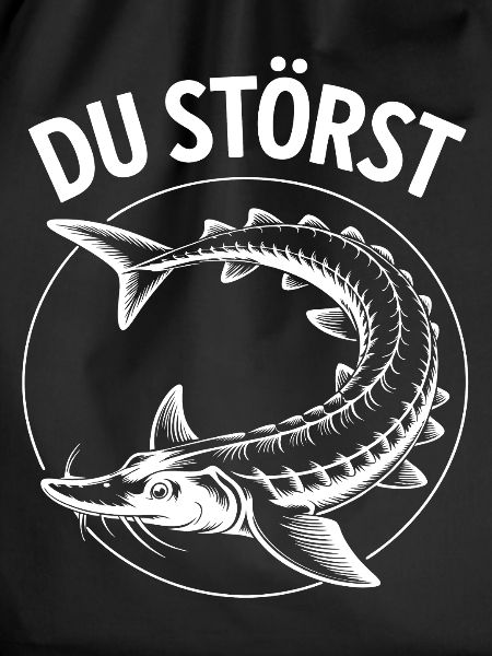 You Disturb Fish Circle Motif