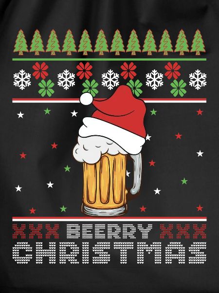 Frohe Weihnachtsbier, hässlicher Pullover – Geschenk