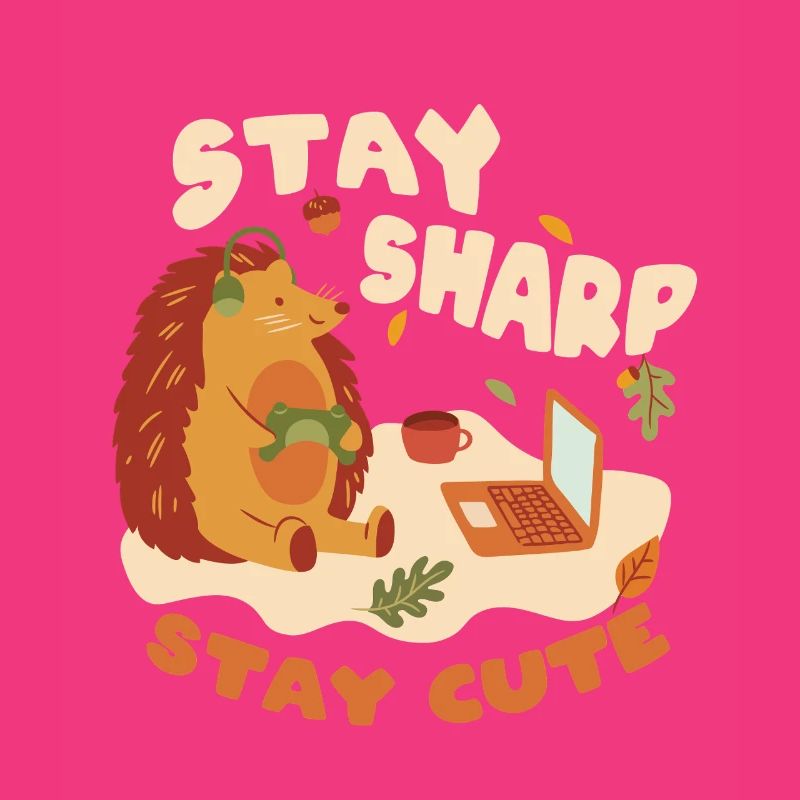 Igel Tag Hedgehog Day Stay Sharp Stay Cute