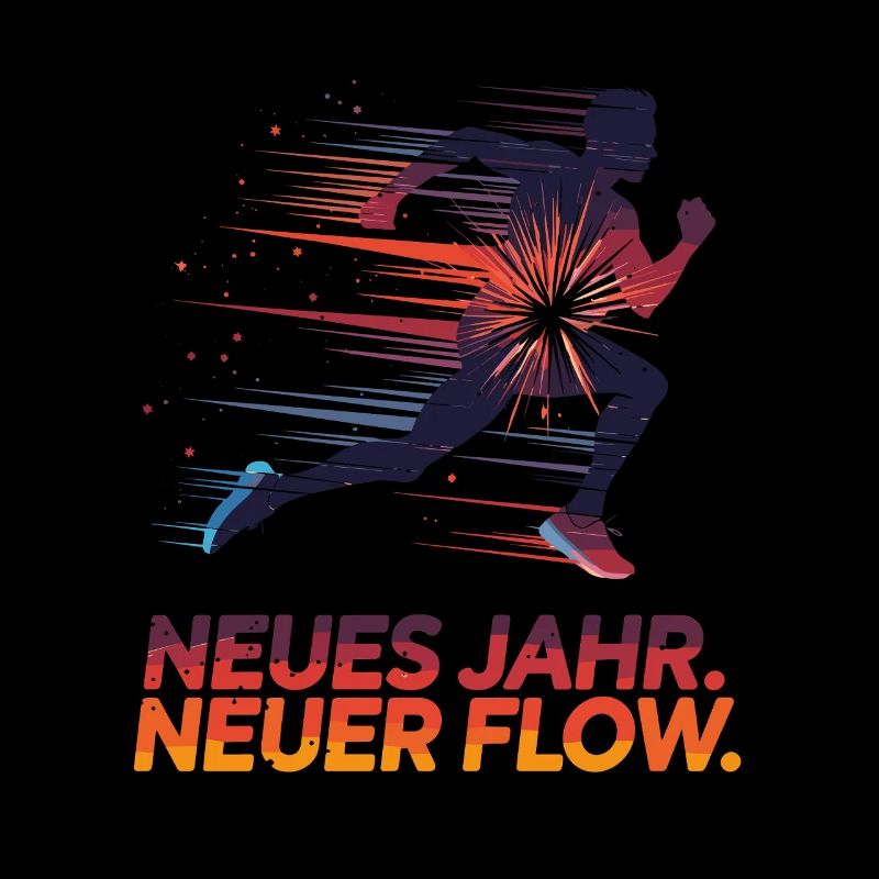 New Year New Flow Runner Motivation Jogging