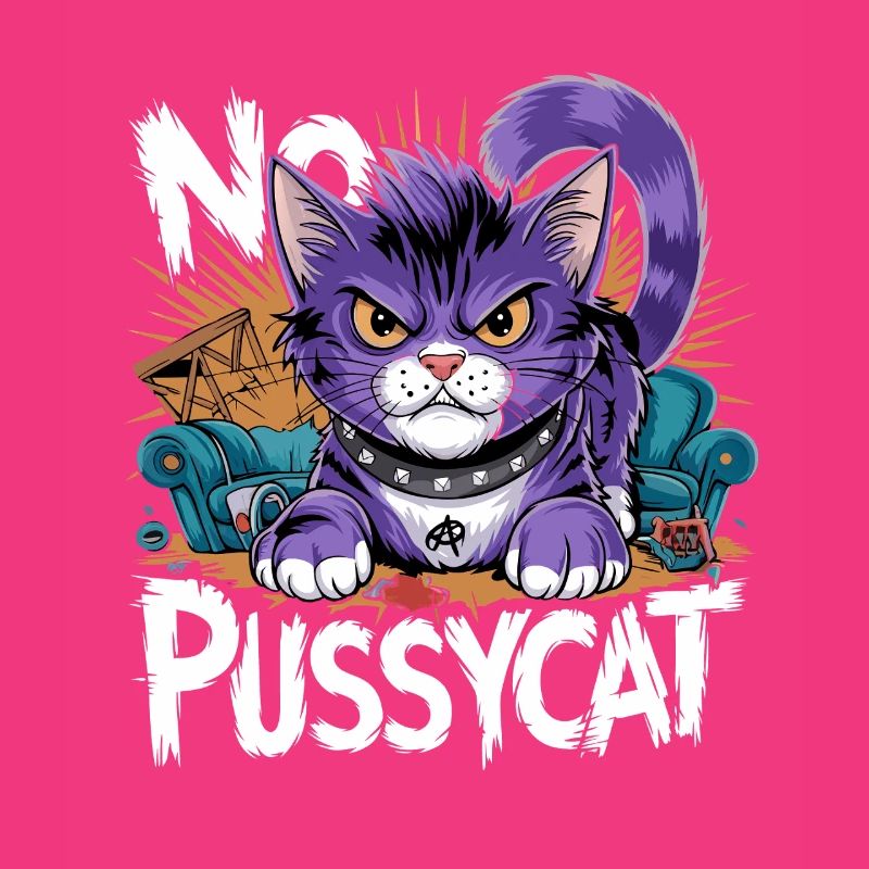 Pas de chat rebelle Chat Combattant