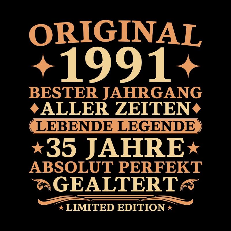 Original 1991 Year 35th Birthday Gift