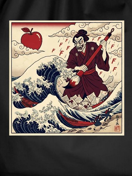Samurai Lehrer F Noten Tsunami Welle