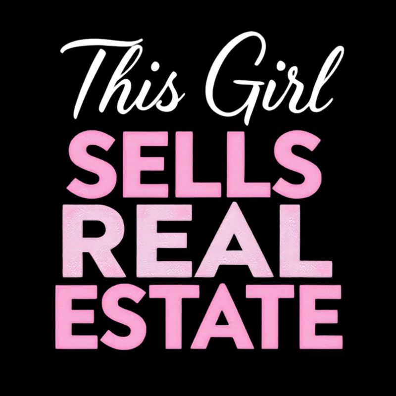 Cette fille vend de l’immobilier