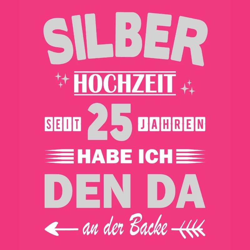 Silberhochzeit 25 Hochzeitstag Jahrestag Ehemann