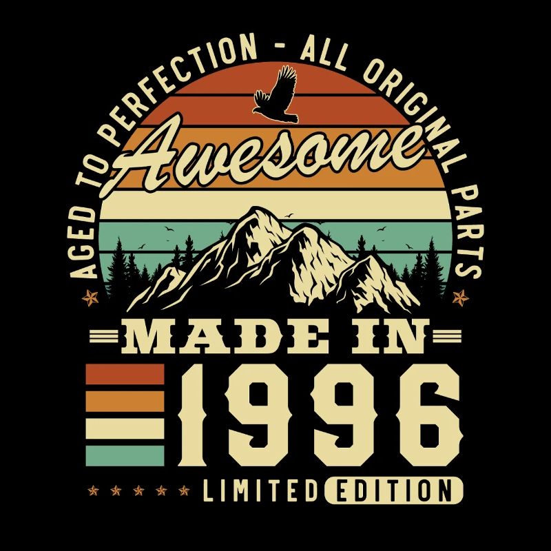 1996 Vintage Retro Geburtstagsgeschenk