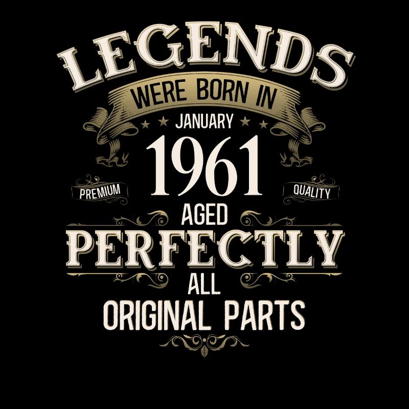 65th Birthday Legend January 1961