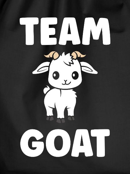 Team Goat Cute Illustration