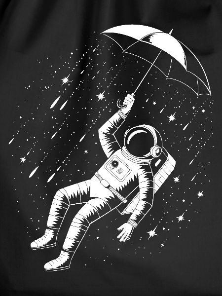 Astronaut Umbrella Space Rain