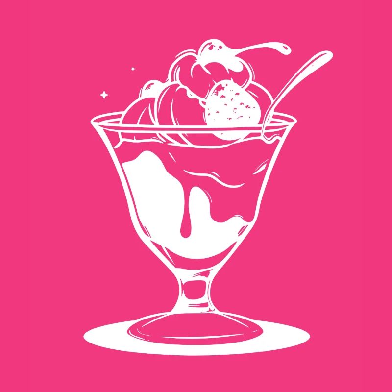 Eiscreme Eisbecher