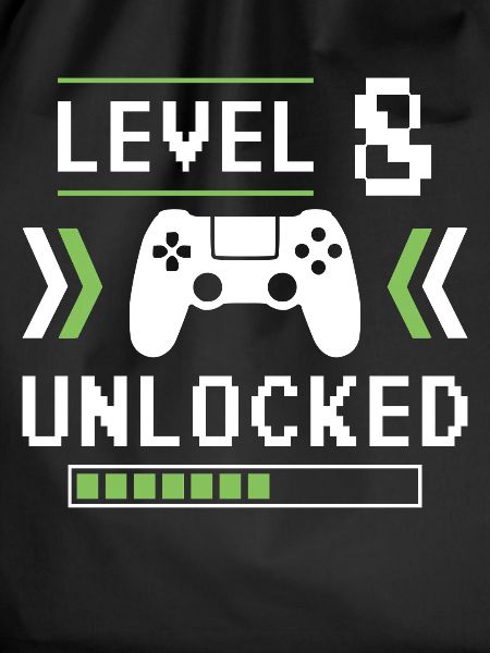 8th Birthday Gamer Level 8