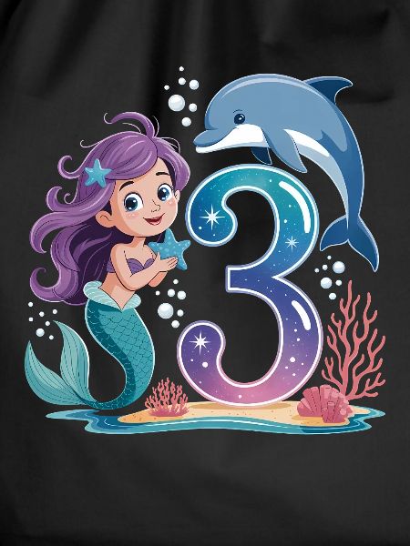 Mermaid 3rd Birthday 3 Years