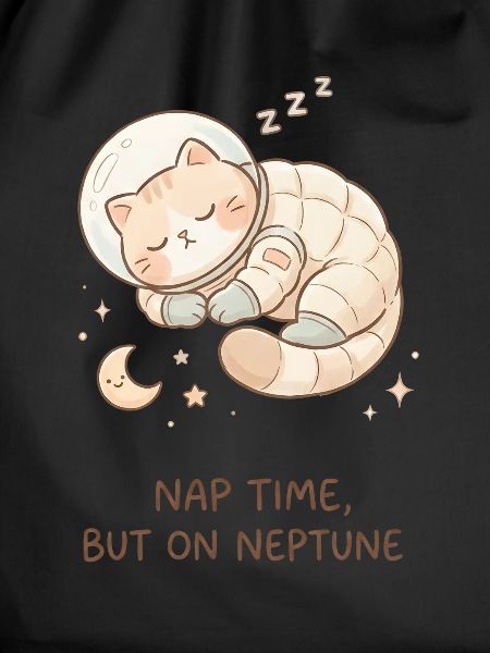 Nap Neptune | Cute Space Cat
