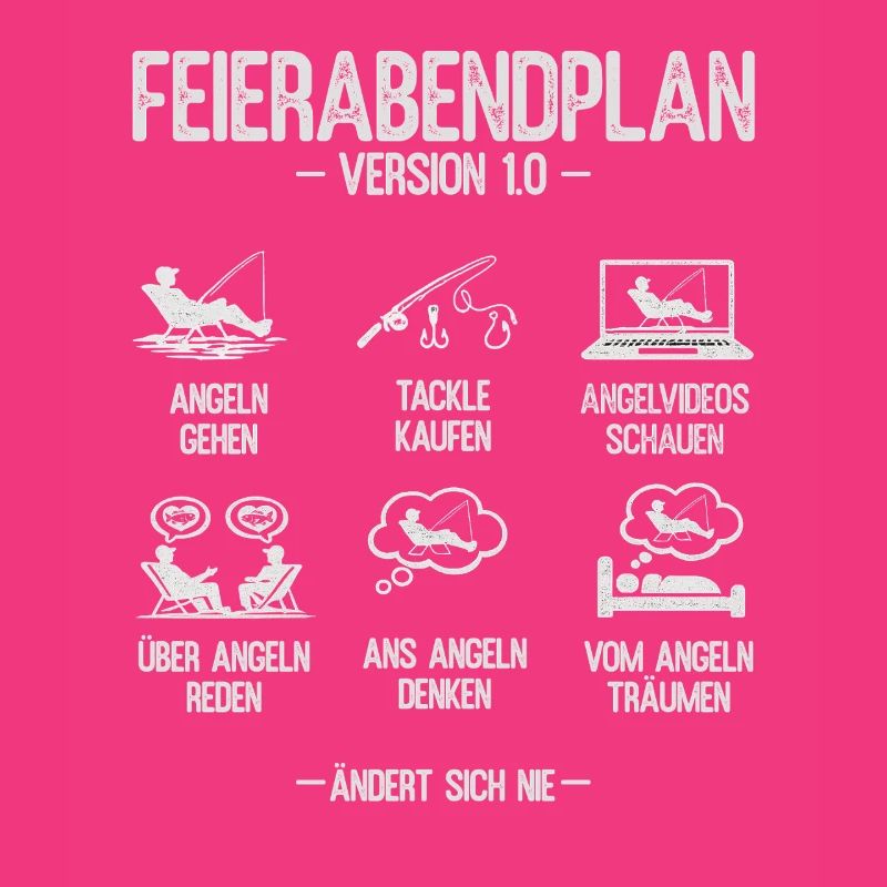 Angeln Geschenk Mann Angler Feierabendplan