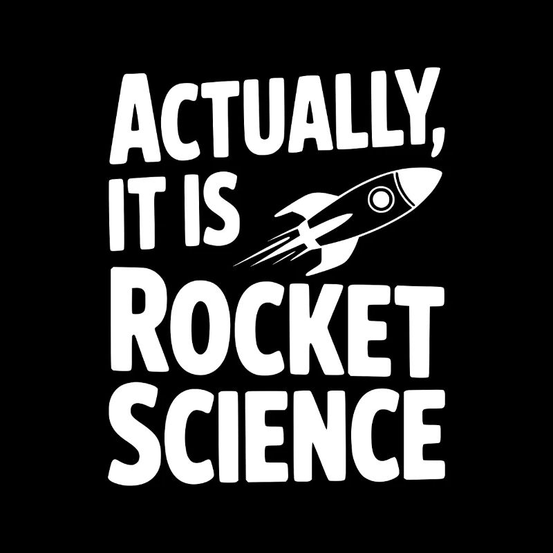 En réalité, c’est de la science spatiale