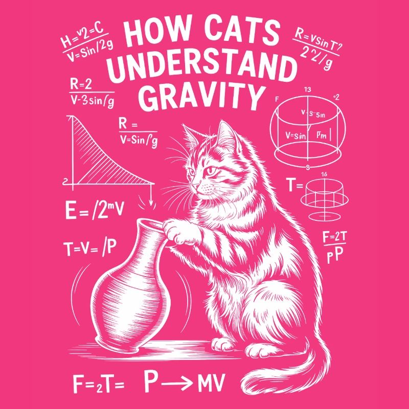 Physik Katzen Sprüche Mathe Witz Physik Geschenk