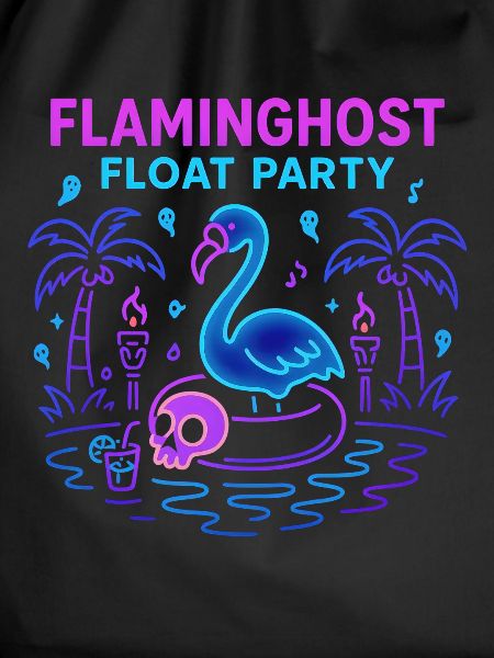 Flaminghost Float Party Halloween Pool