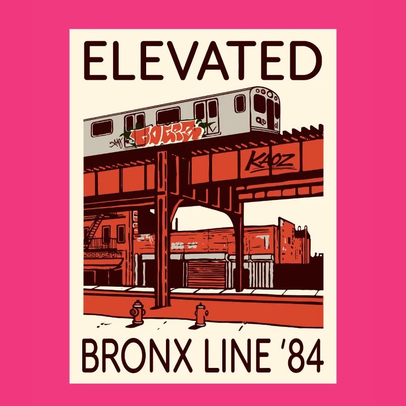 Elevated Bronx Line 84 Graphic