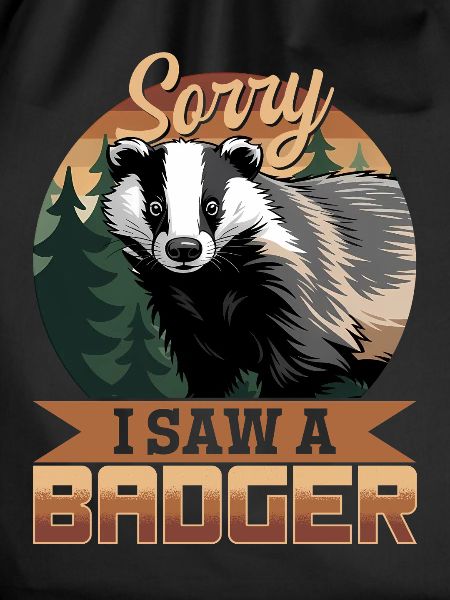 Funny Animal Badger