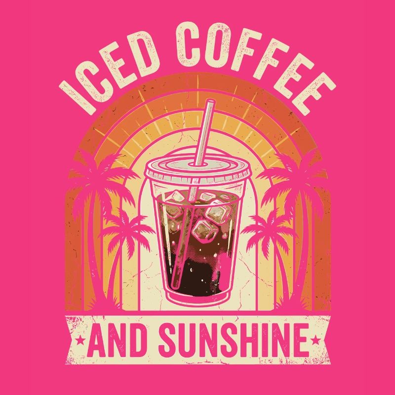 Eiskaffee und Sonnenschein